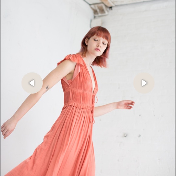 Ulla Johnson kaiya dress in dahlia size 6 - Picture 3 of 11